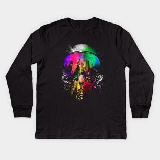 The colorful eject Kids Long Sleeve T-Shirt